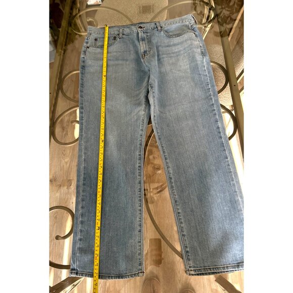 Cremieux Premium Denim Mens Relaxed Straight Jeans Size 40/30 Light Blue - Picture 5 of 6